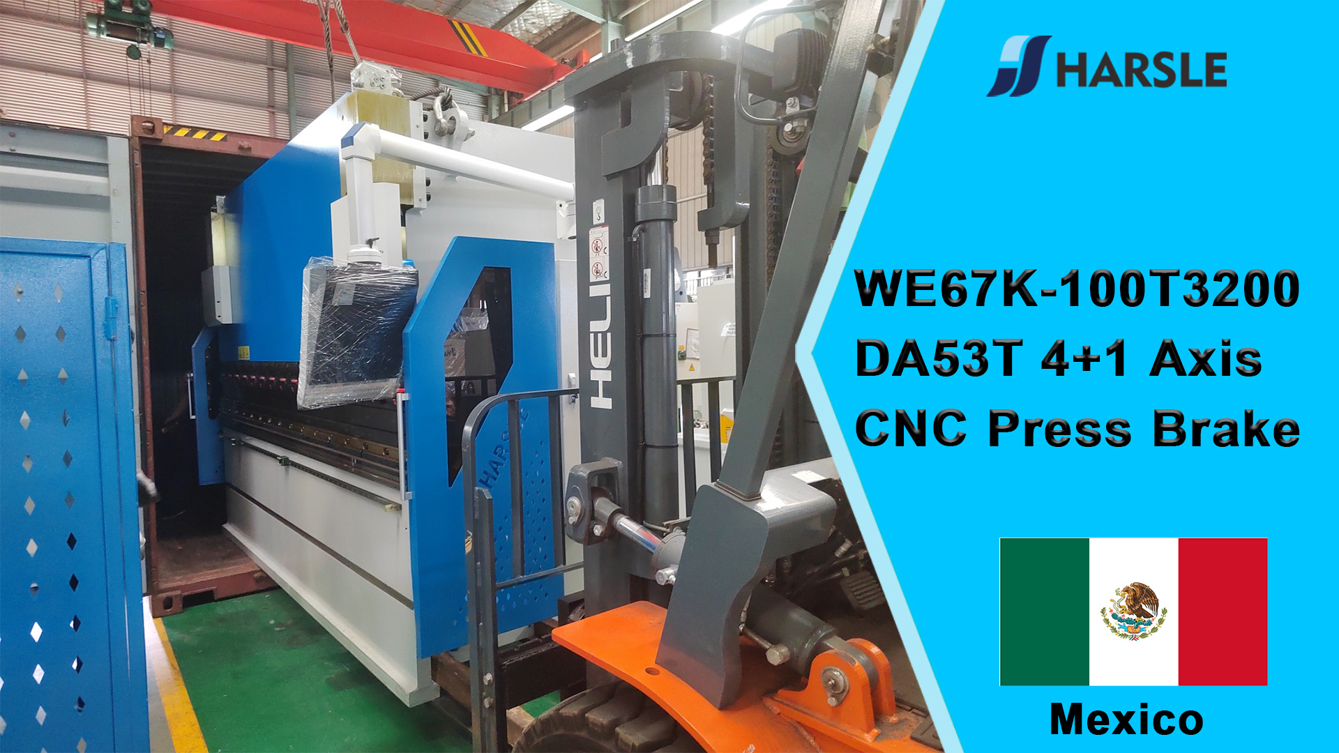 Mexico-WE67K-100T3200 DA53T Presse plieuse CNC 4+1 axes