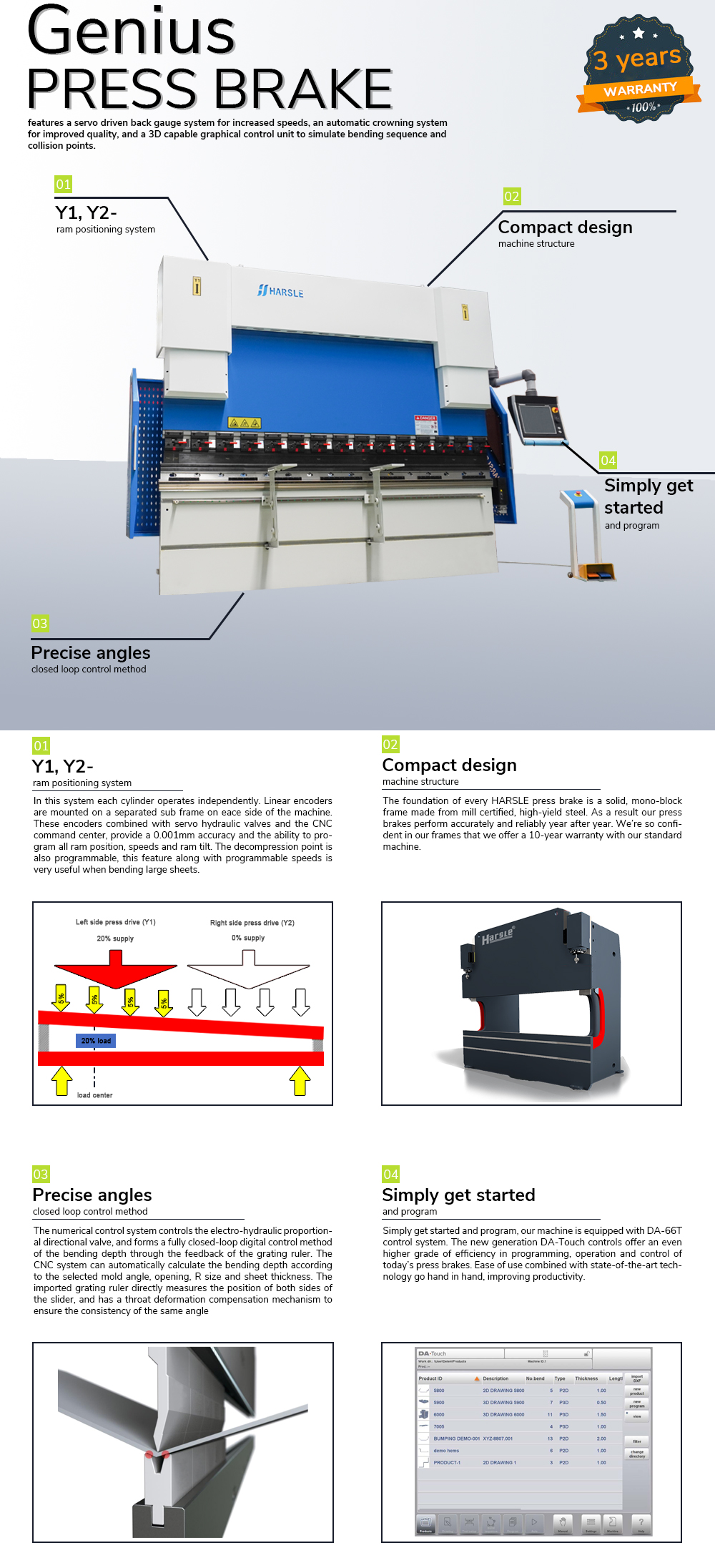 Presse plieuse CNC