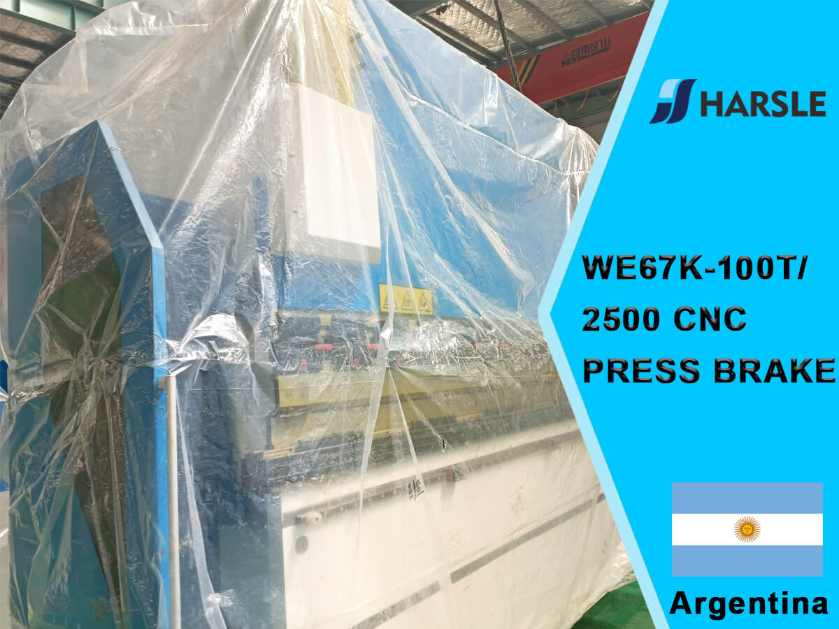 Argentine-we67k-100t / 2500 CNC Press Frein avec système DA66T 8 + 1 axe