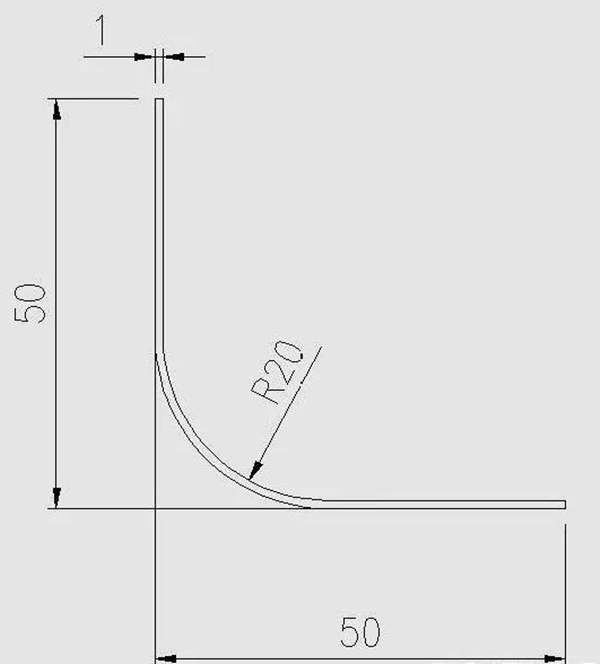 La méthode de calcul du pliage à grand arc dans le traitement de la tôle