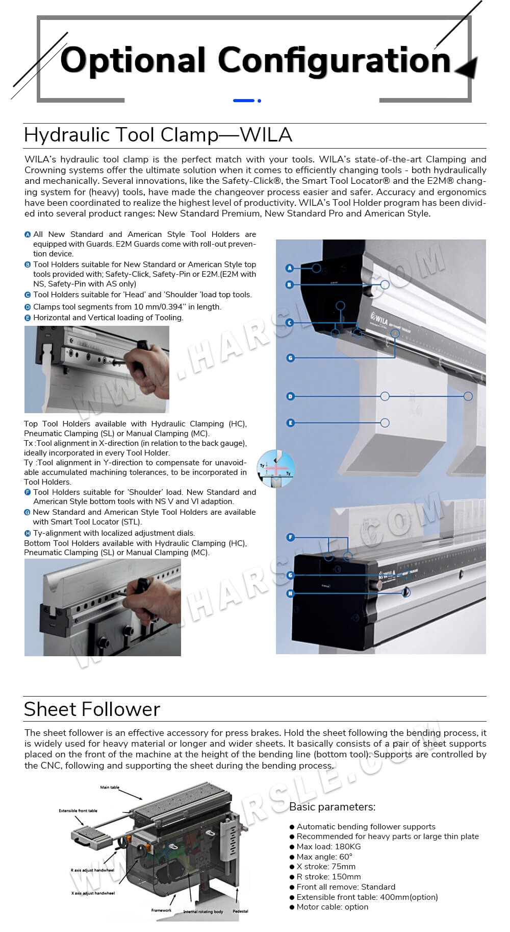 Presse plieuse CNC de 250 tonnes