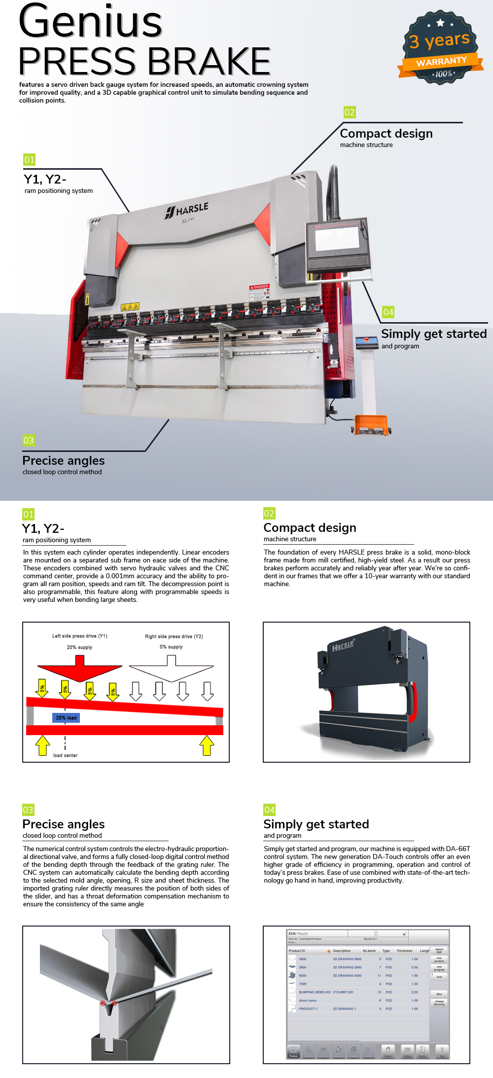 Presse plieuse CNC