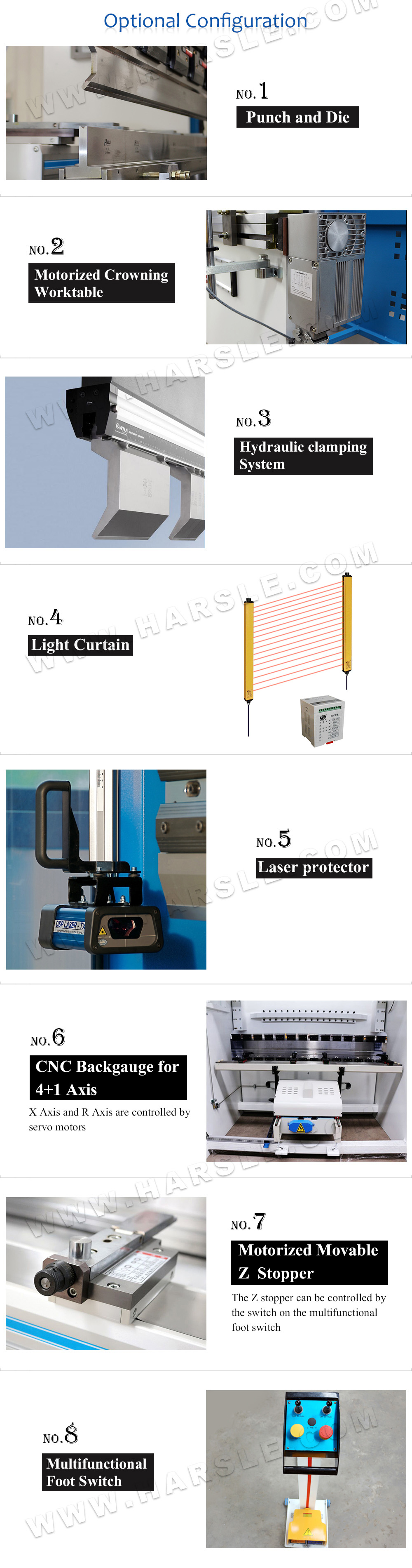 frein de presse hydraulique