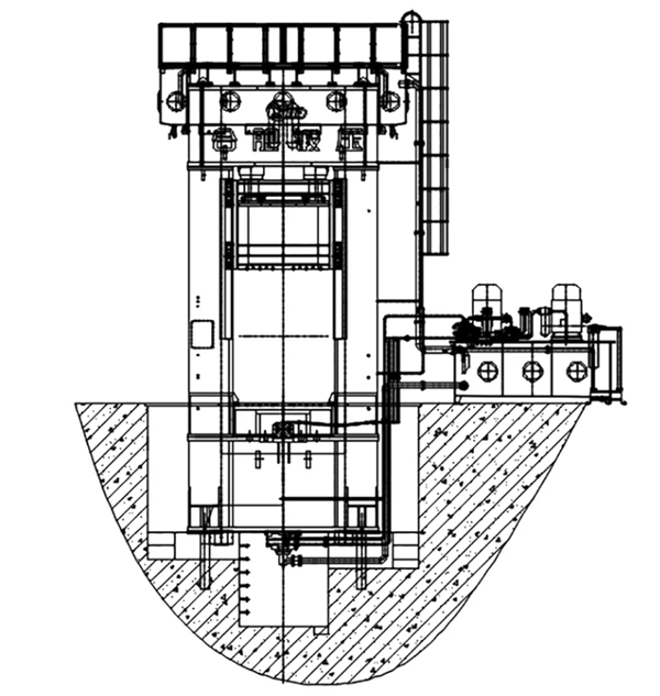 Introduction de la presse hydraulique forgeant isotherme