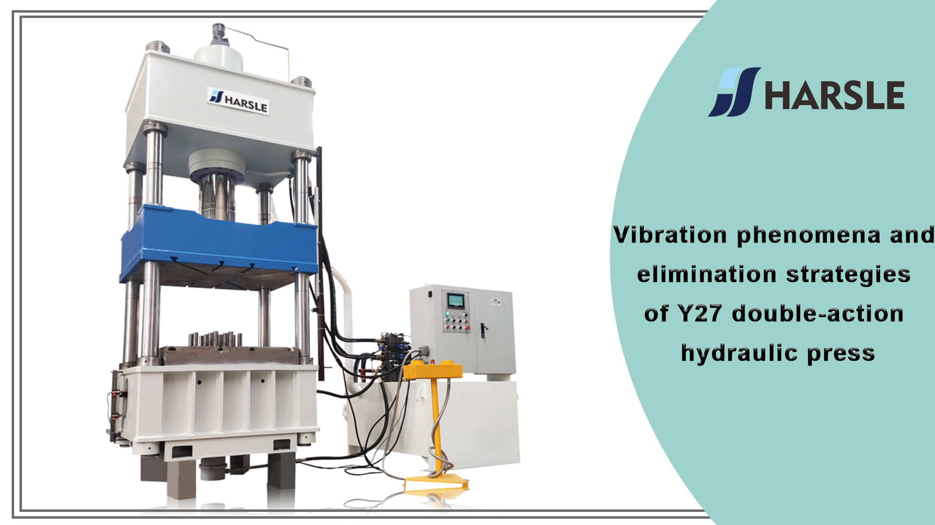 Phénomènes de vibration et stratégies d'élimination de la presse hydraulique à double action Y27