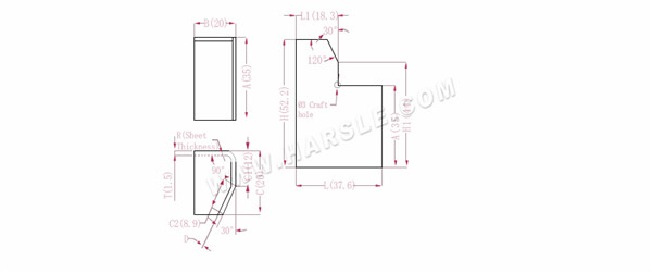 Diagramme et formules de calcul pour la tolérance au pli