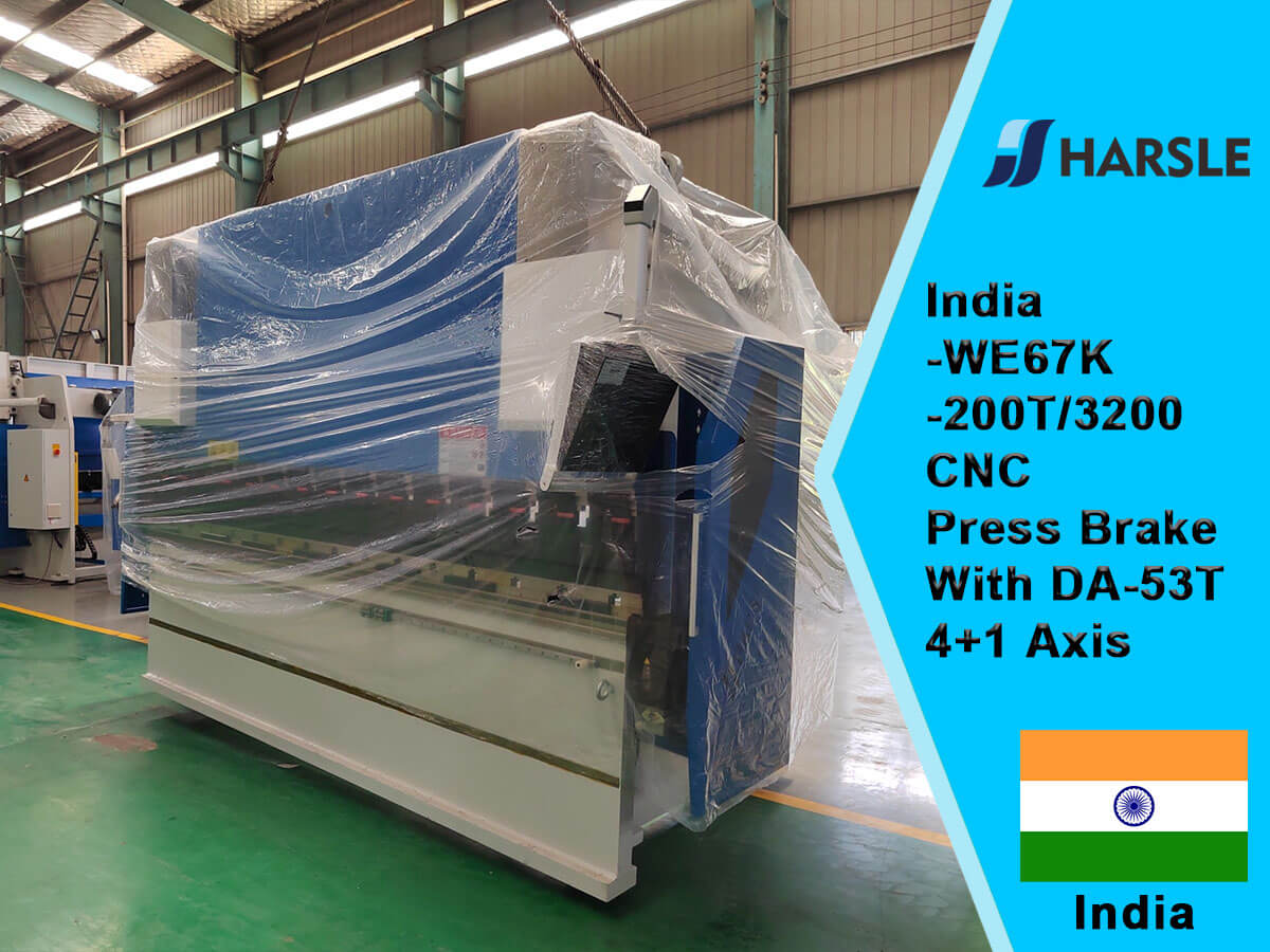 India-we67k-200t / 3200 CNC Press Brake avec DA-53T 4 + 1 axe