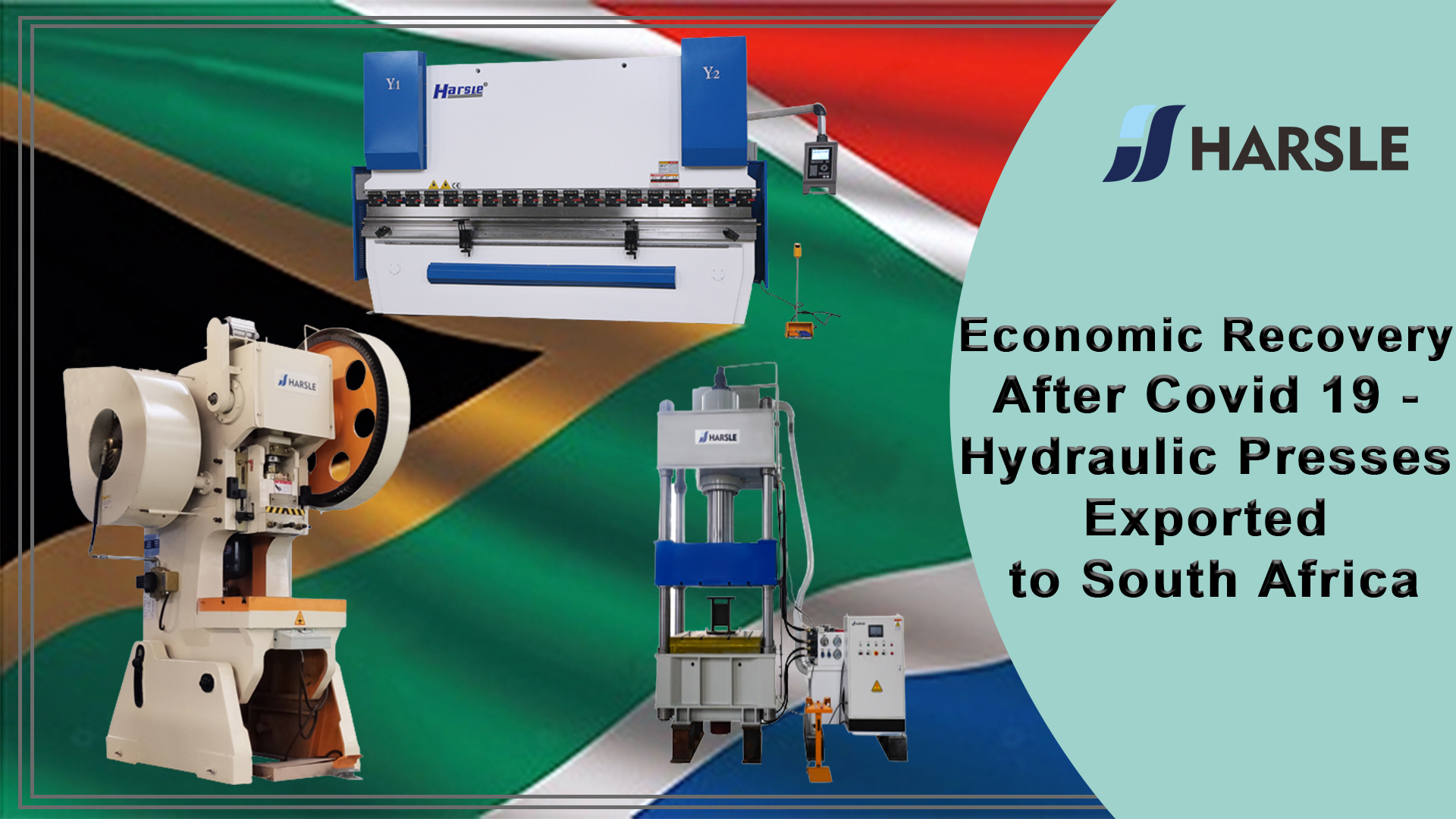 Récupération économique après Covid 19 - presses hydrauliques exportées vers l'Afrique du Sud