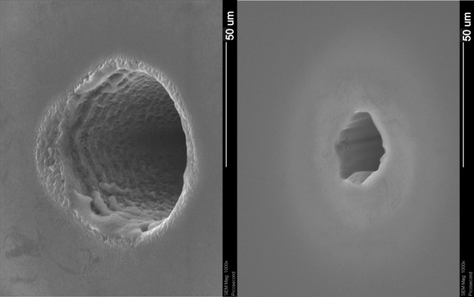 FORAGE DE MICROVIA AU LASER (10)