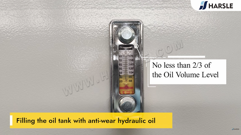Volume d'huile hydraulique