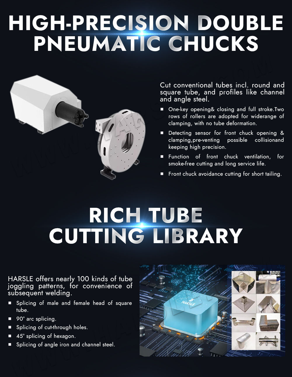 Machine de découpe de tubes CNC