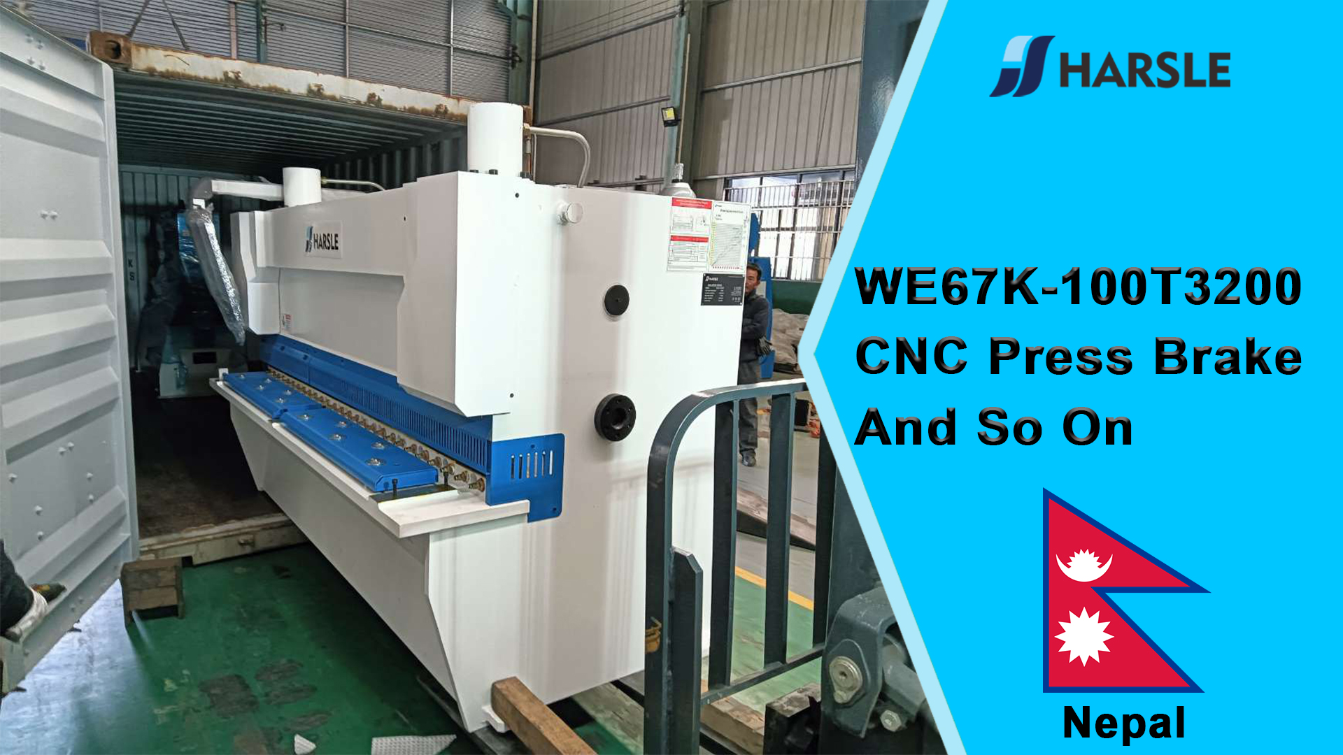 Presse plieuse CNC Nepal-WE67K-100T3200, etc.