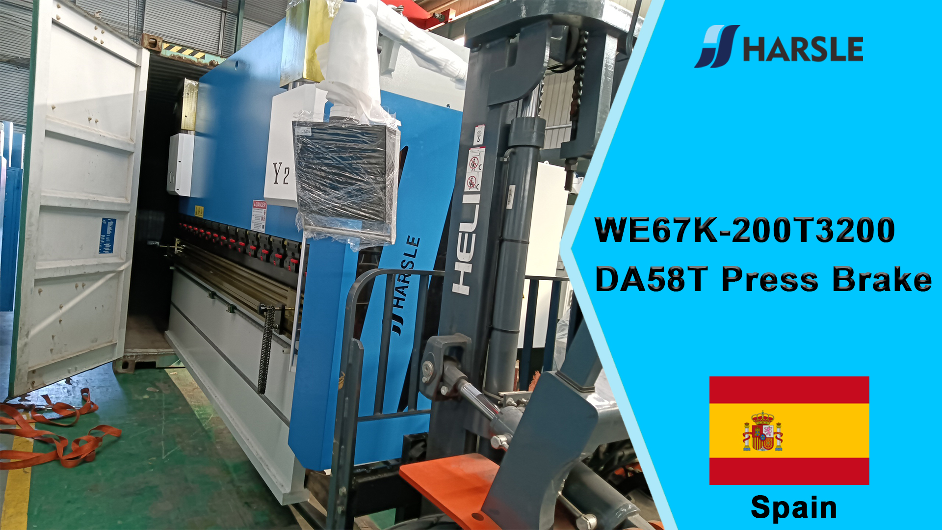 Espagne-WE67K-200T3200 DA58T Presse plieuse