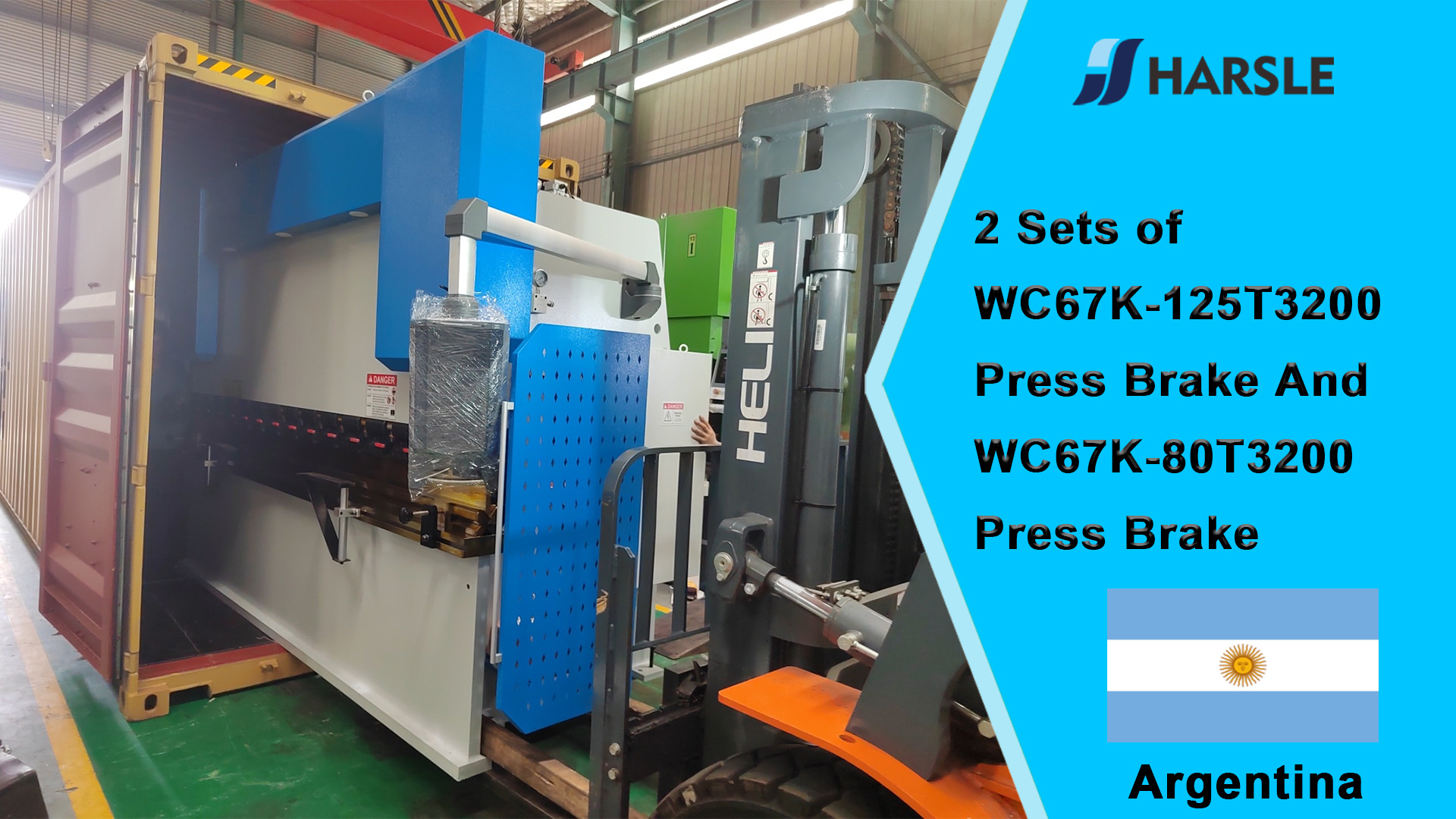 Argentine-2 ensembles de presse plieuse WC67K-125T3200 et de presse plieuse WC67K-80T3200