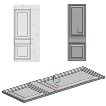 Moule de peau de gaufrage de porte en acier