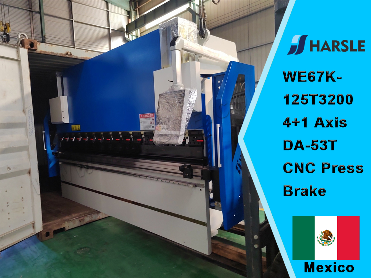 Mexico-WE67K-125T3200 Presse plieuse CNC 4+1 axes DA-53T