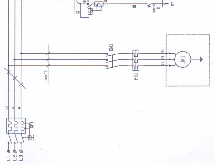 dessin de la cisaille hydraulique