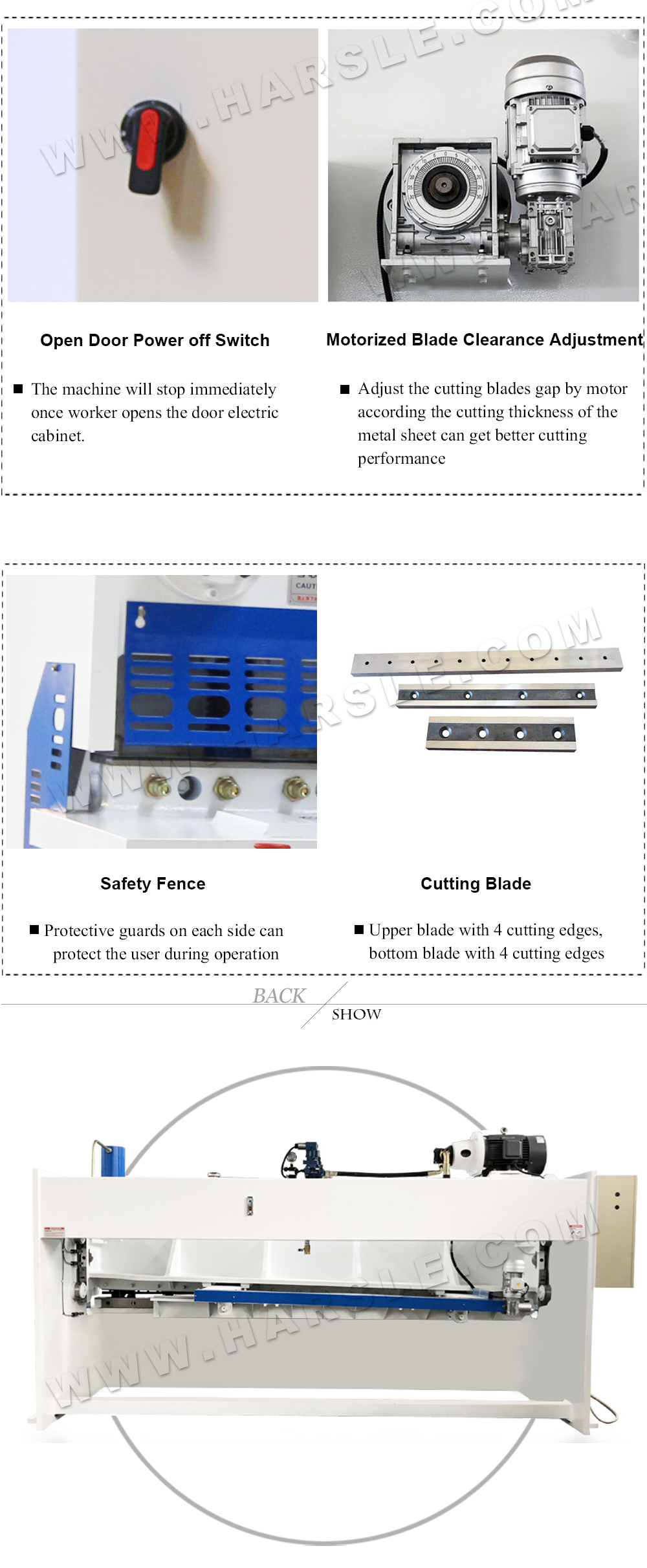 cisaillement de coupe hydraulique